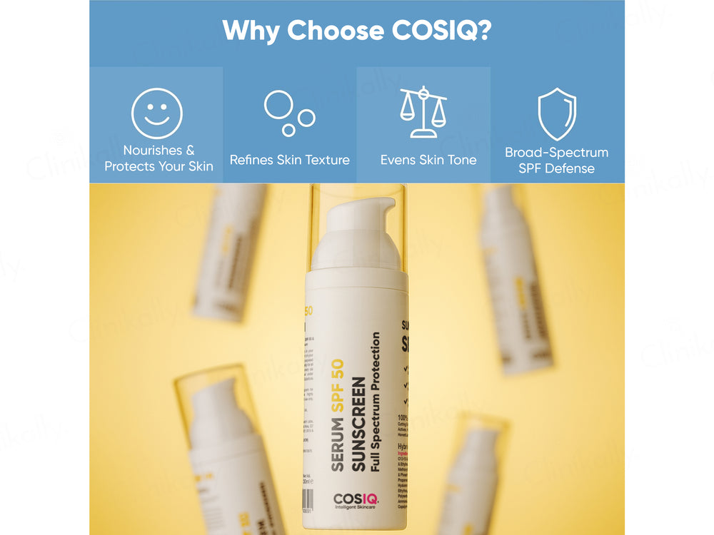 CosIQ Serum Sunscreen SPF 50 PA++++