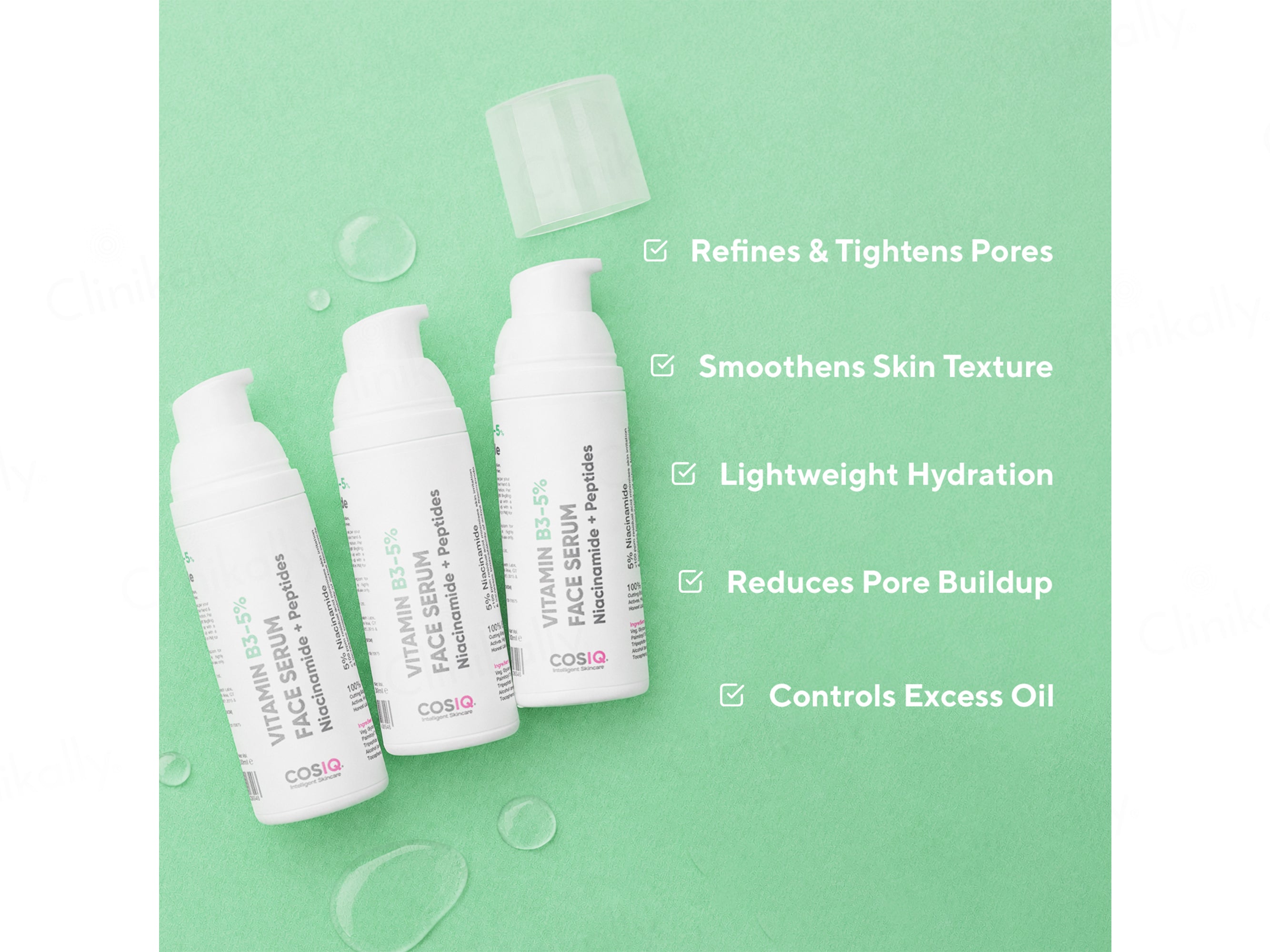 CosIQ Vitamin B3-5% Niacinamide Face Serum