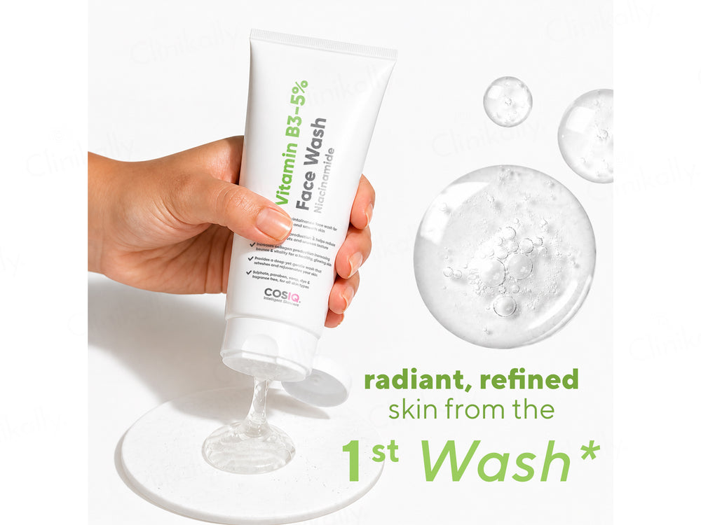CosIQ Vitamin B3-5% Niacinamide Face Wash