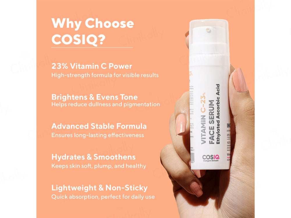 CosiQ Vitamin C-8% Ethylated Ascorbic Acid Face Serum