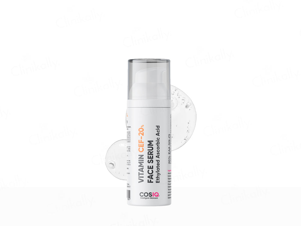 CosIQ Vitamin CEF-20% Ethylated Ascorbic Acid Glow Face Serum