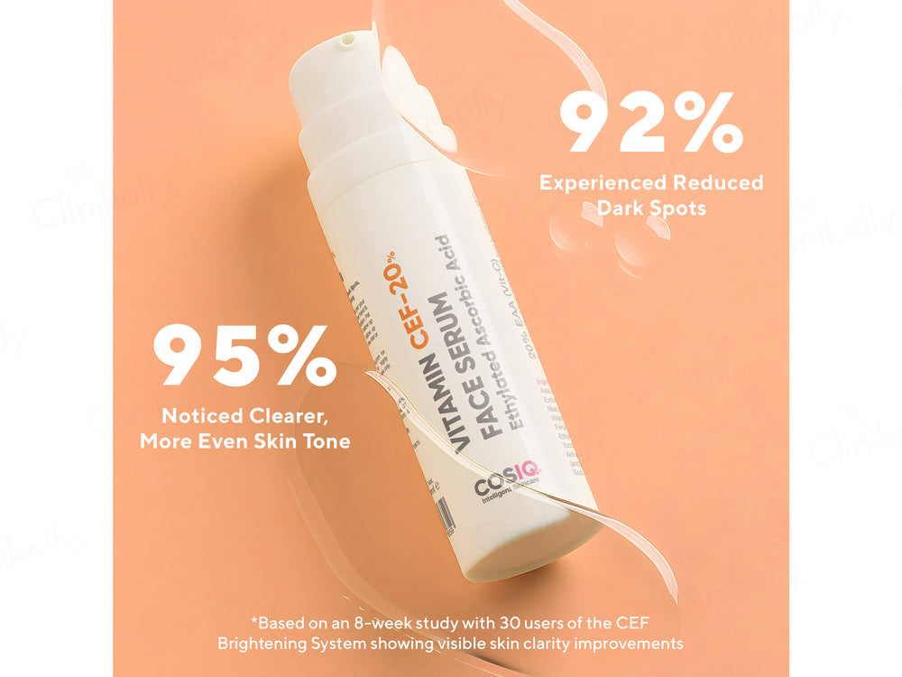 CosIQ Vitamin CEF-20% Ethylated Ascorbic Acid Glow Face Serum