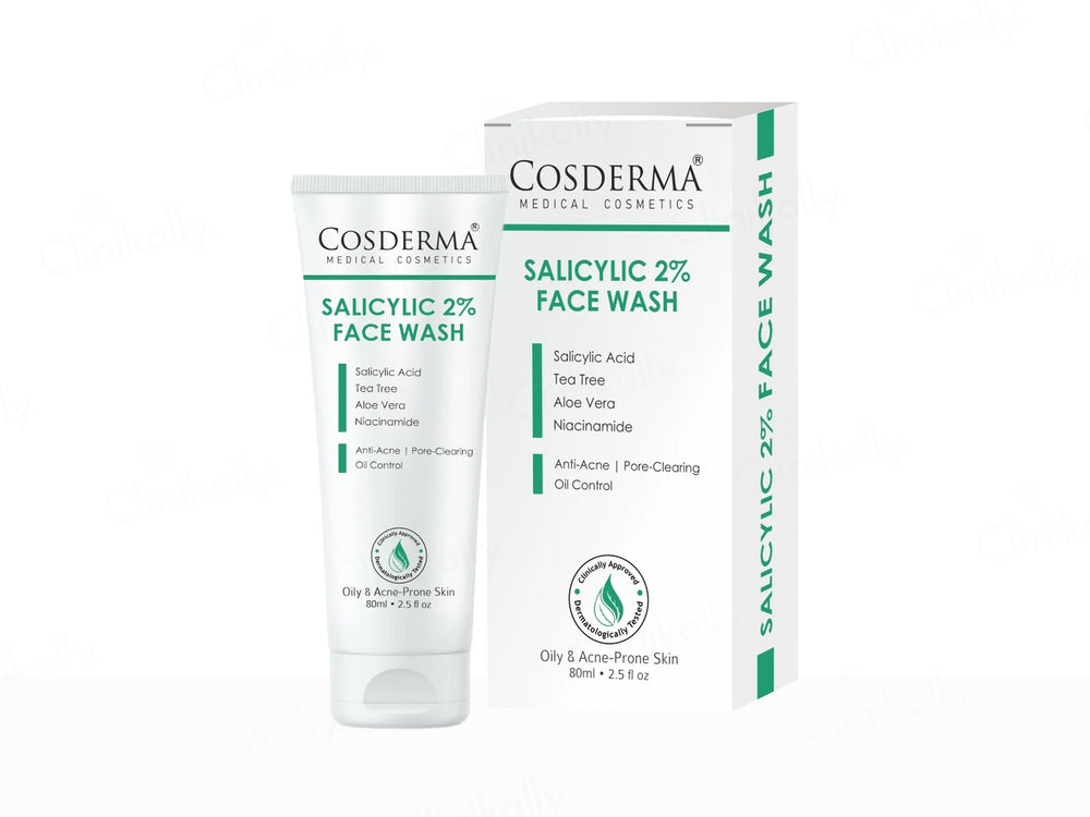 Cosderma 2% Salicylic Acid Pore-Cleansing Anti-Acne Face Wash