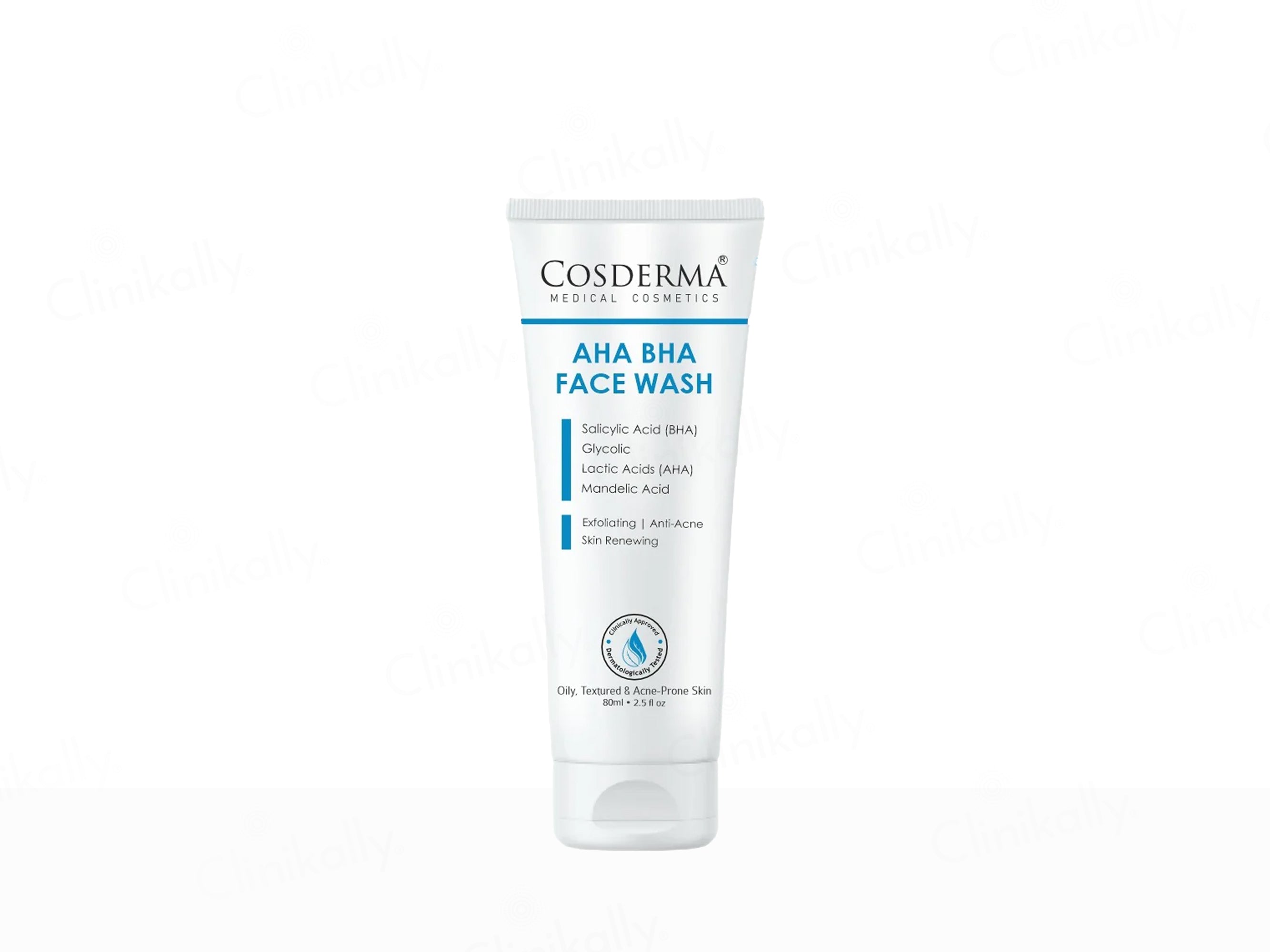 Cosderma AHA BHA Exfoliating Anti-Acne Face Wash