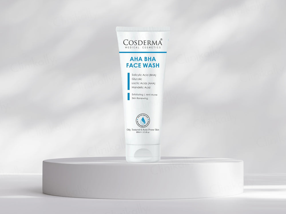 Cosderma AHA BHA Exfoliating Anti-Acne Face Wash