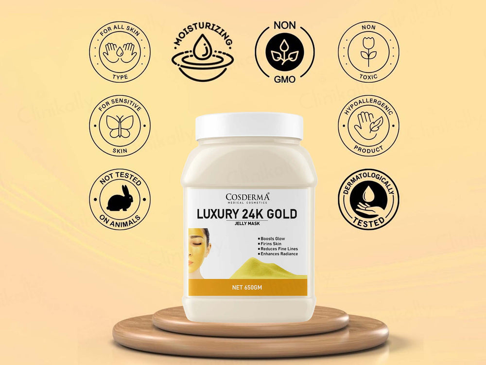 Cosderma Luxury 24K Gold Jelly Mask