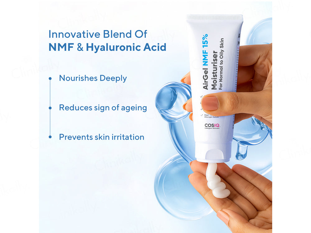 CosiQ AirGel NMF 15% Moisturiser Gel For Normal to Oily Skin