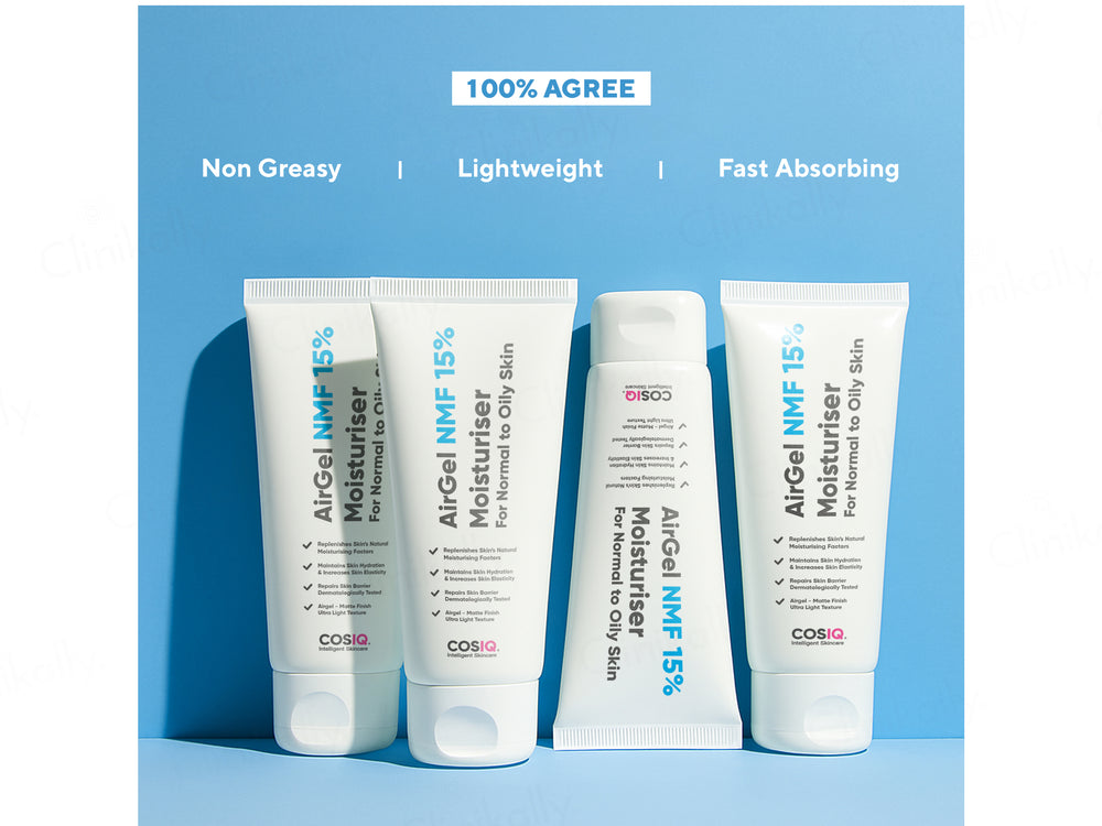 CosiQ AirGel NMF 15% Moisturiser Gel For Normal to Oily Skin