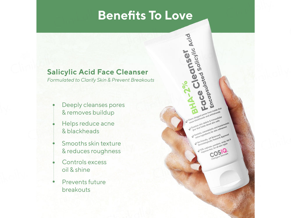 CosiQ BHA-2% Encapsulated Salicylic Acid Face Cleanser