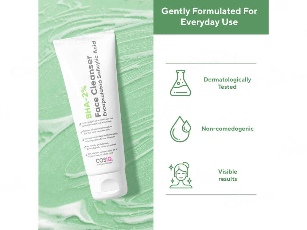 CosiQ BHA-2% Encapsulated Salicylic Acid Face Cleanser