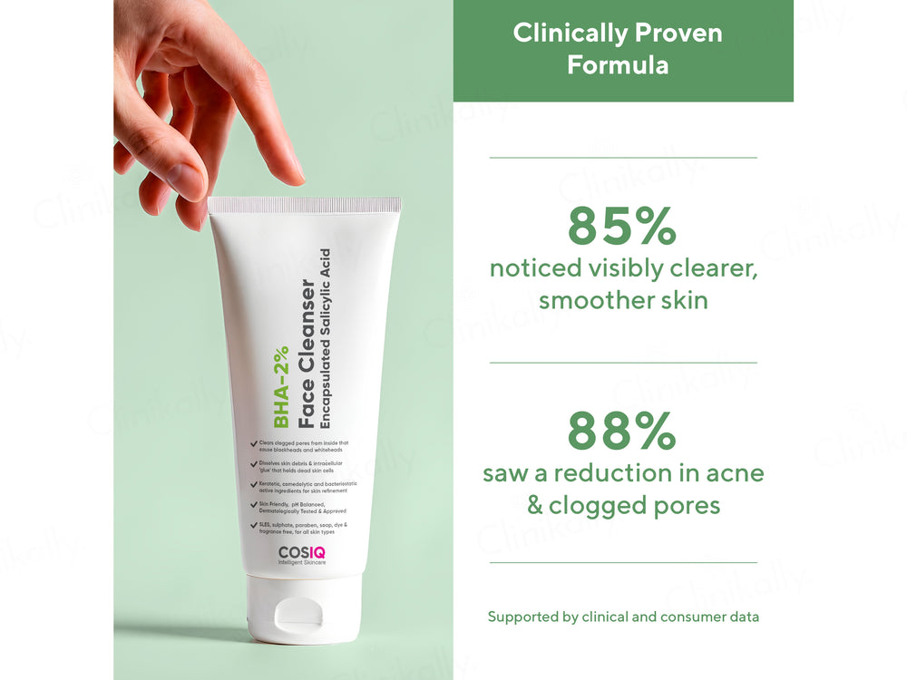 CosiQ BHA-2% Encapsulated Salicylic Acid Face Cleanser