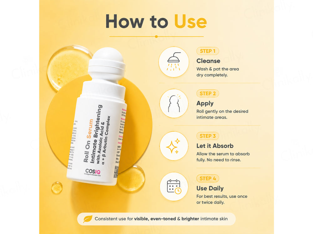 CosiQ Intimate Brightening Roll-On Serum