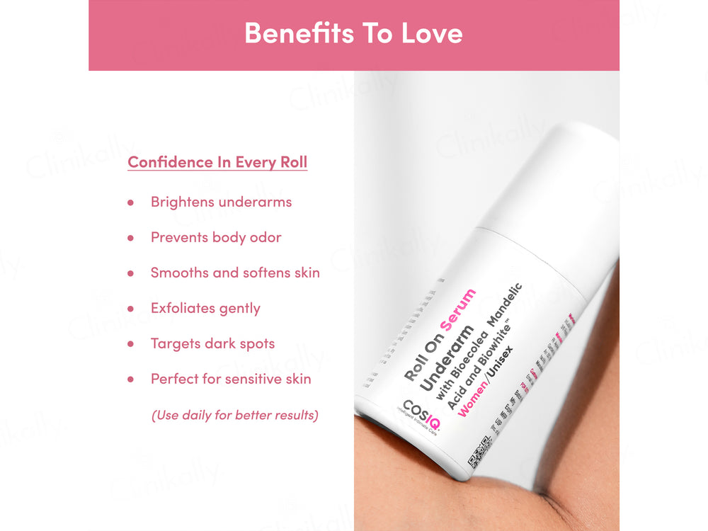 CosiQ Underarm Roll-On Serum For Women