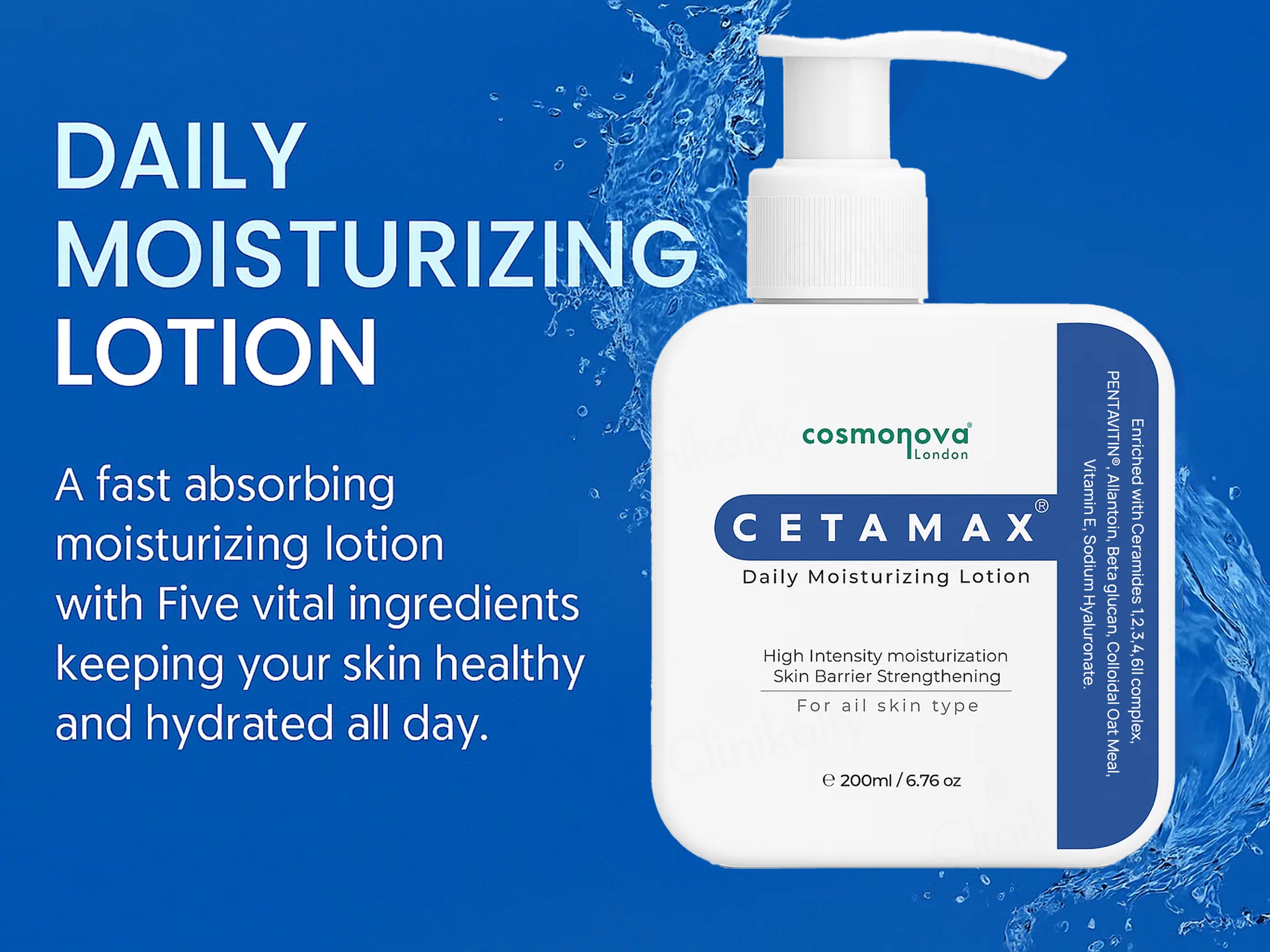 Cosmonova Cetamax Daily Moisturizing Lotion