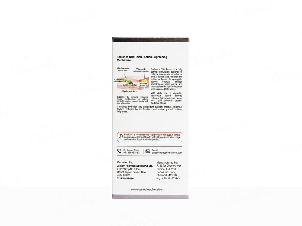 Cosmosheer Clinical Radiance-N10 Serum