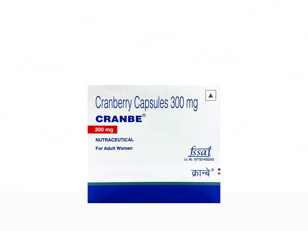 Cranbe 300 mg Nutraceutical Capsule for Adult Women