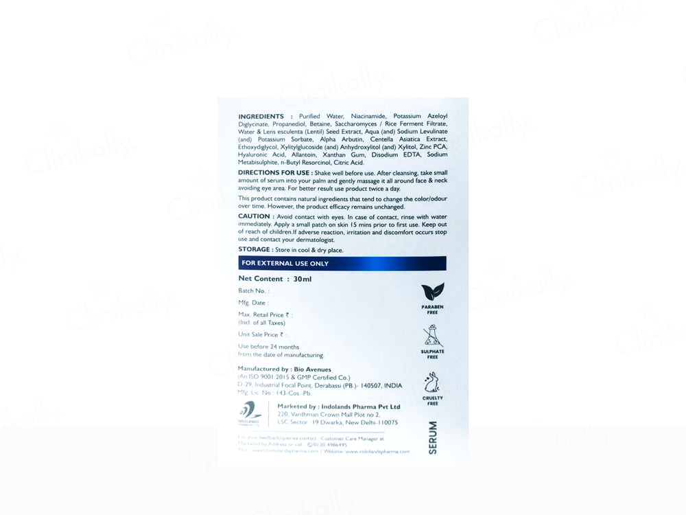 Cutiedge 10% Niacinamide Face Serum