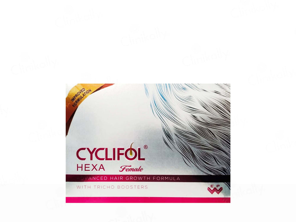 Cyclifol Hexa Female Advanced Cyclical Therapy Hair Growth Formula Kit