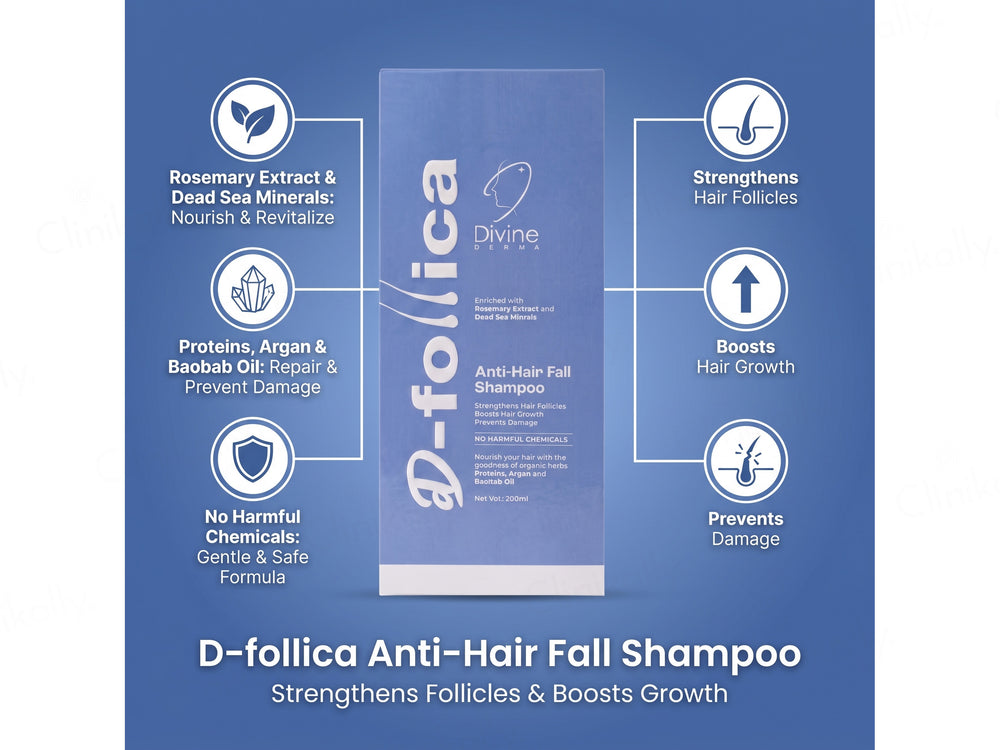 D-Follica Anti-Hair Fall Shampoo