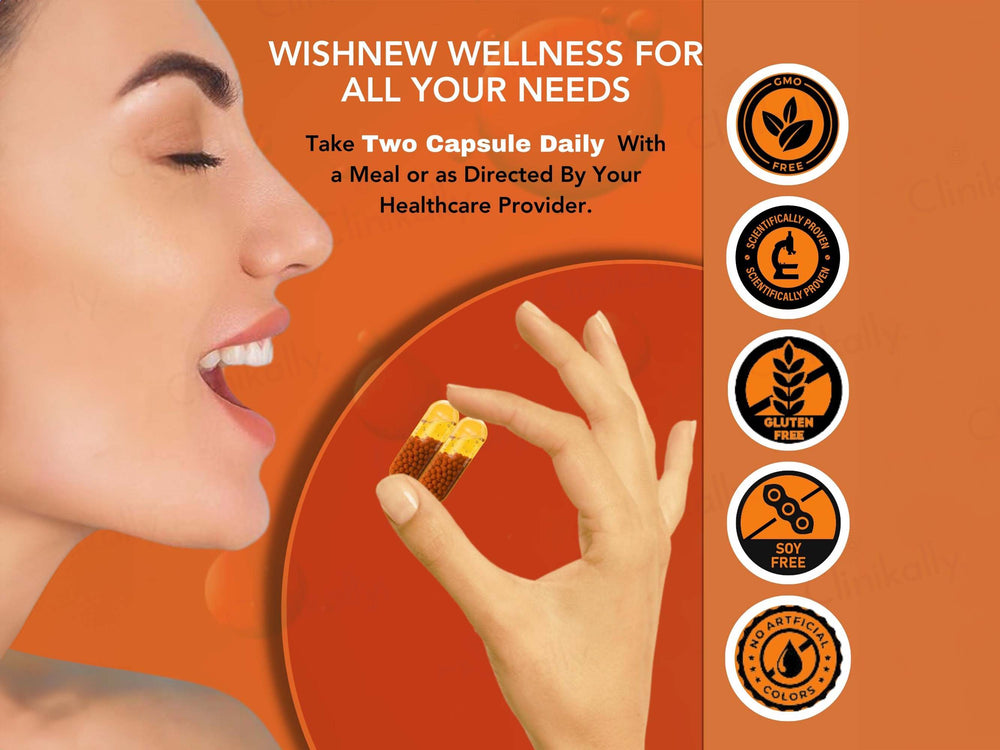 WishNew Wellness Daily Ritual 3X Omega's & CoQ-10 Capsule