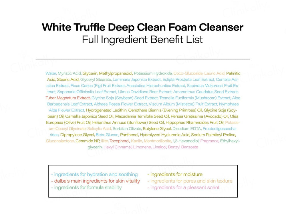 D'Alba White Truffle Deep Clean Foam Cleanser