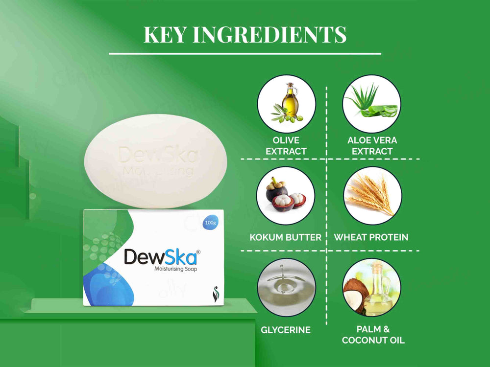 Dewska Moisturising Soap - Clinikally