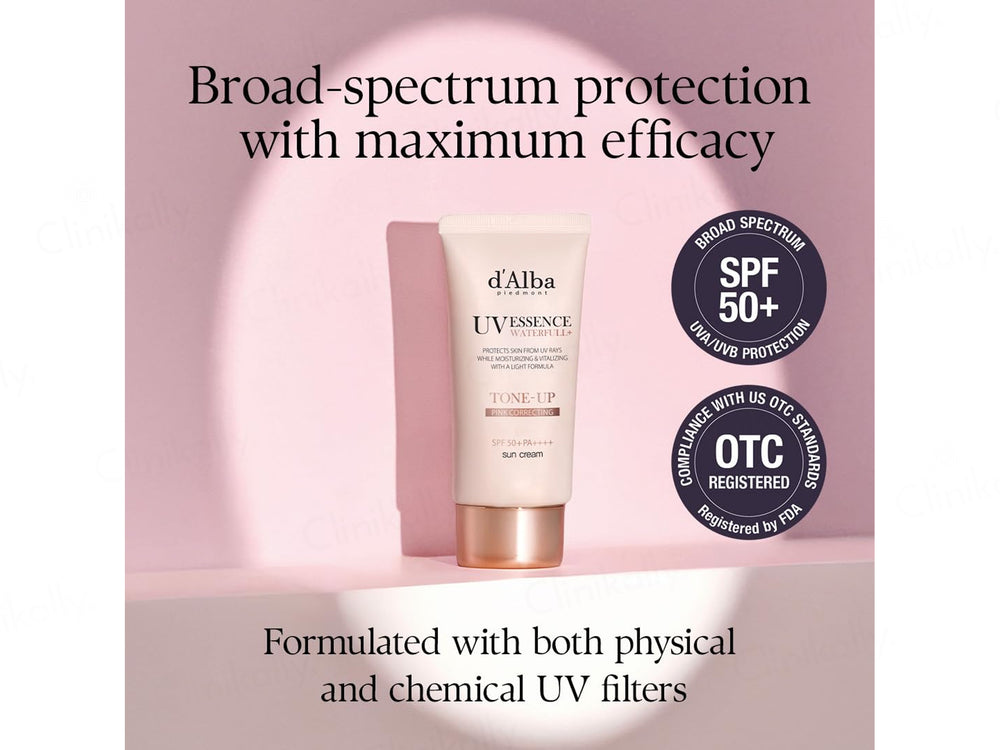 D'Alba UV Essence Waterfull+ Tone-Up Sun Cream SPF 50+ PA++++