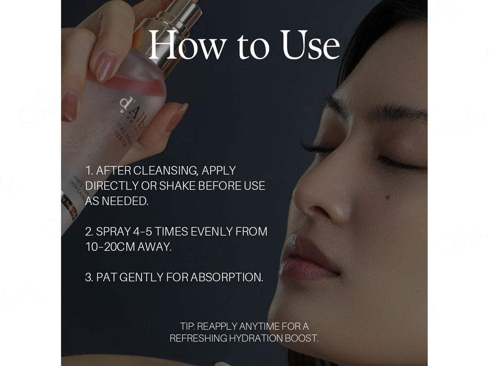 D'Alba White Truffle Skin Calming Vital Spray Face Serum