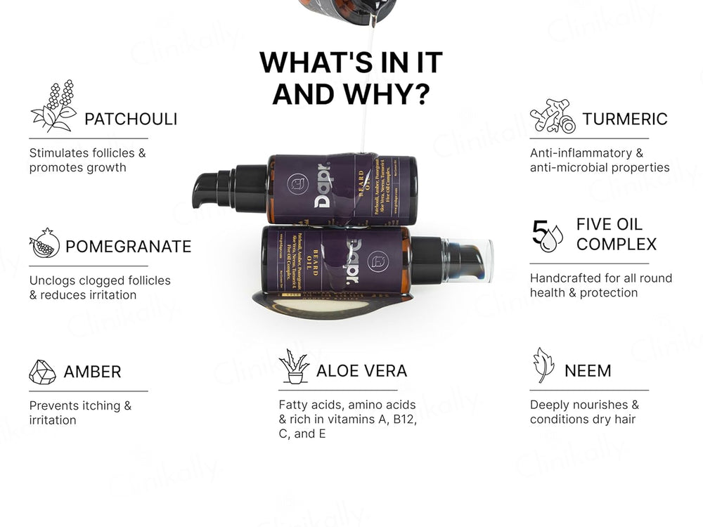 Dapr. Beard Growth Oil