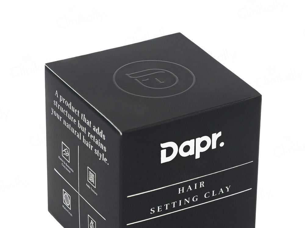 Dapr. Hair Setting Clay For Sculpted Hair