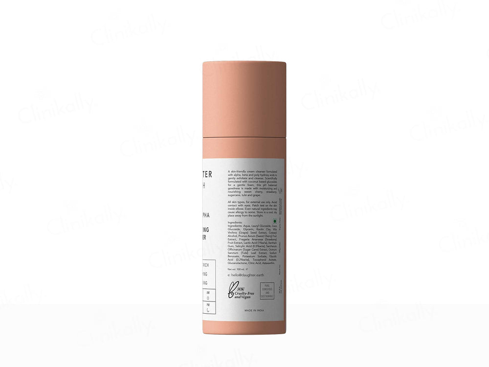 Daughter Earth AHA BHA PHA Exfoliating Cleanser