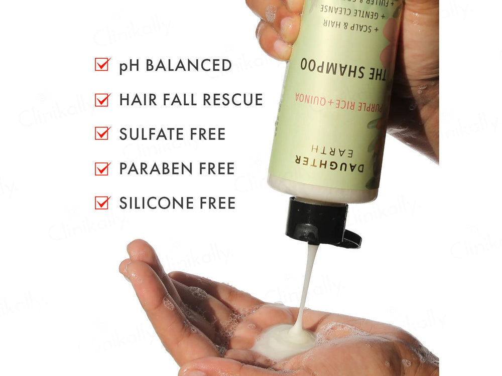 Daughter Earth Purple Rice + Quinoa The Shampoo