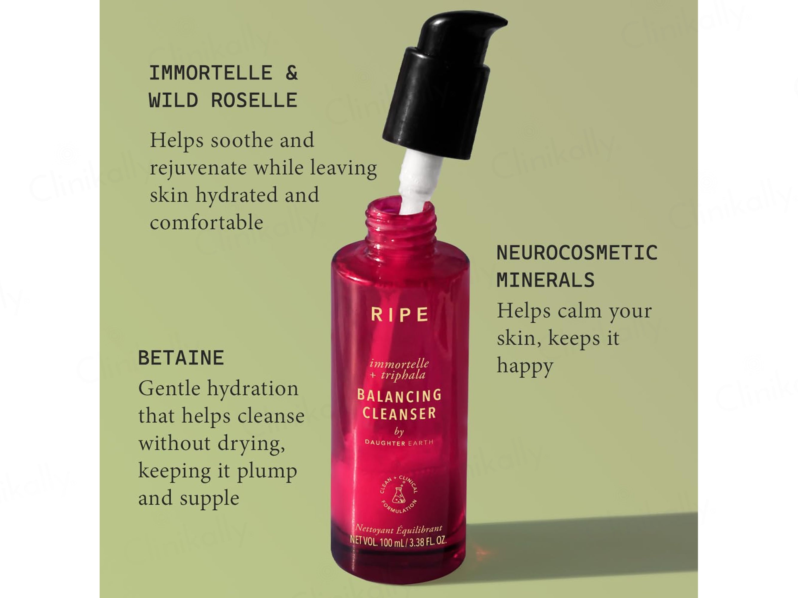 Daughter Earth Ripe Immortelle + Triphala Balancing Cleanser