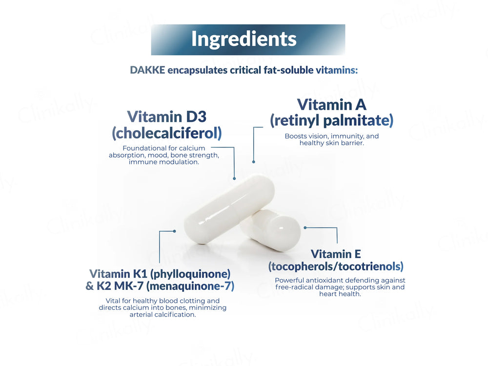 DeAge DAK1K2E Nutraceutical Veg Capsule