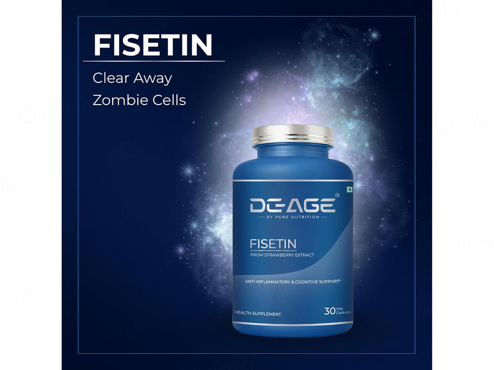 DeAge Fisetin Health Supplement Veg Capsule