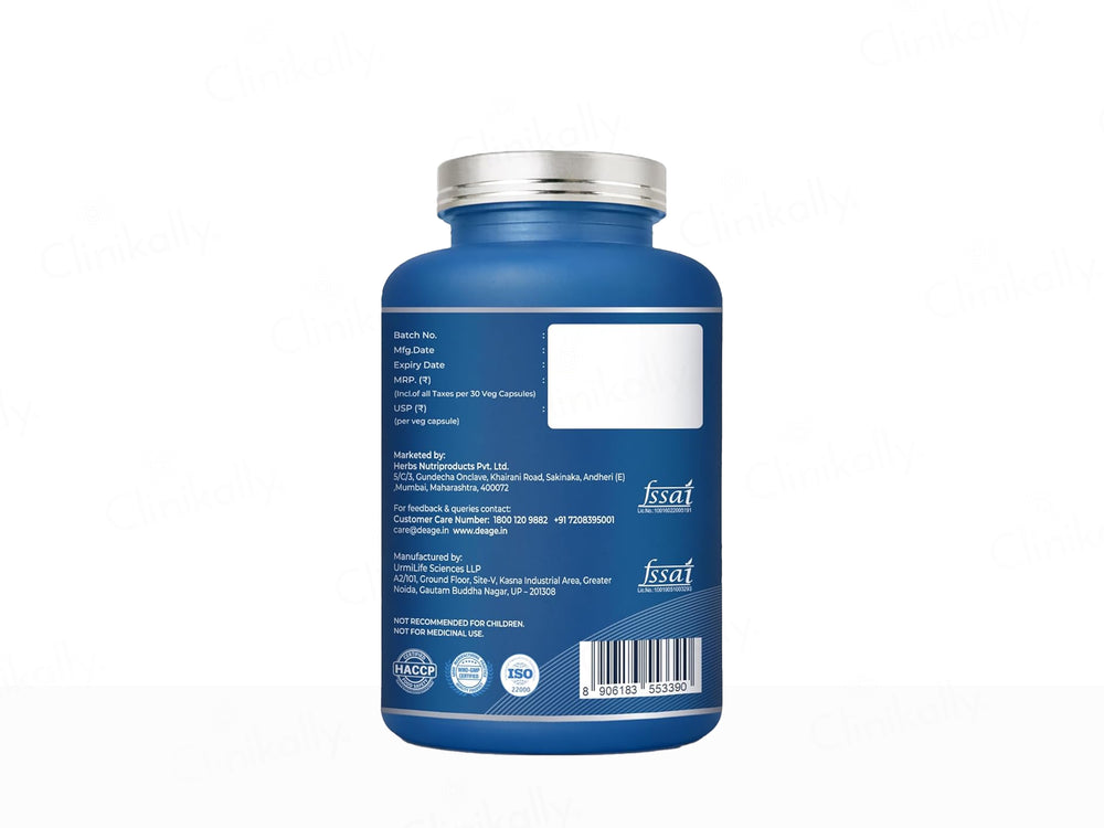 DeAge Fisetin Health Supplement Veg Capsule