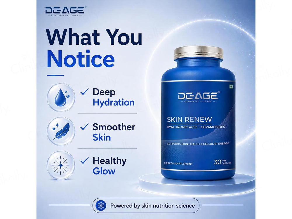 DeAge Skin Renew Health Supplement Veg Capsule