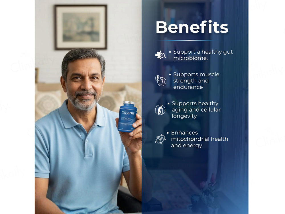 DeAge Urolithin-A Nutraceutical Veg Capsule