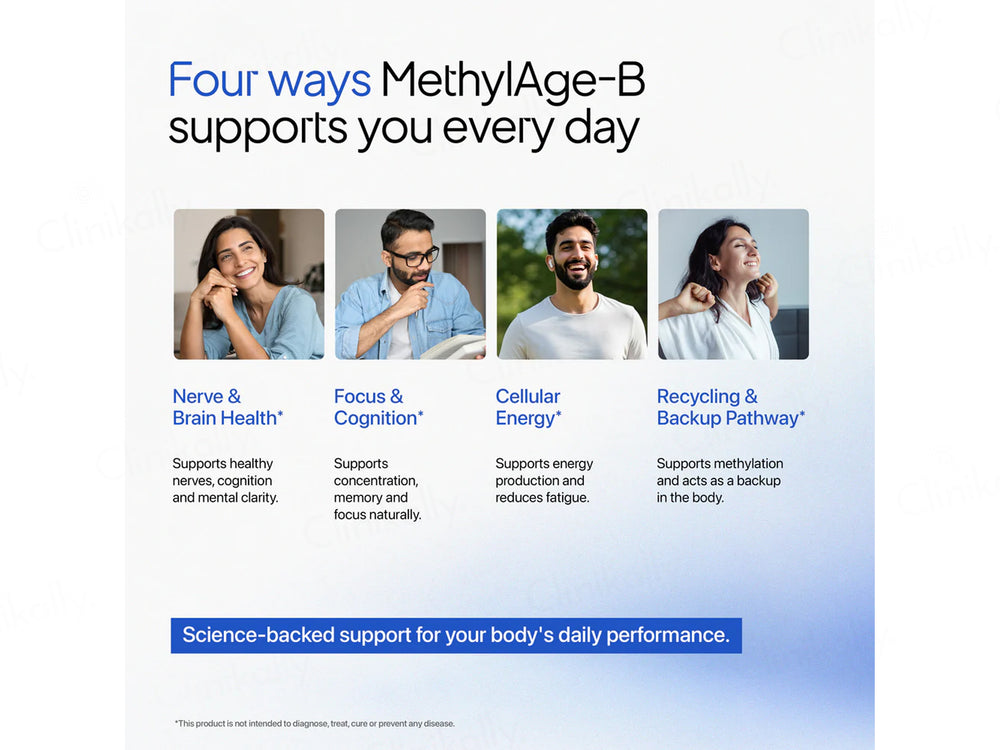 Decode Age MethylAge-B Health Supplement Veg Capsule