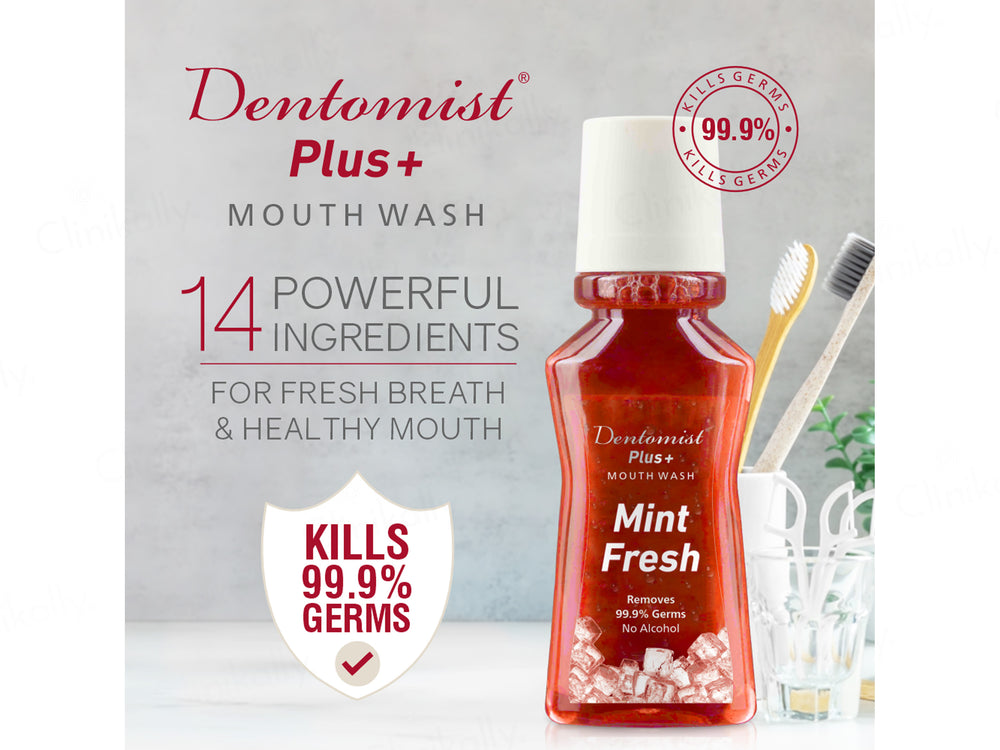 Dentomist Plus Mouth Wash - Mint Fresh