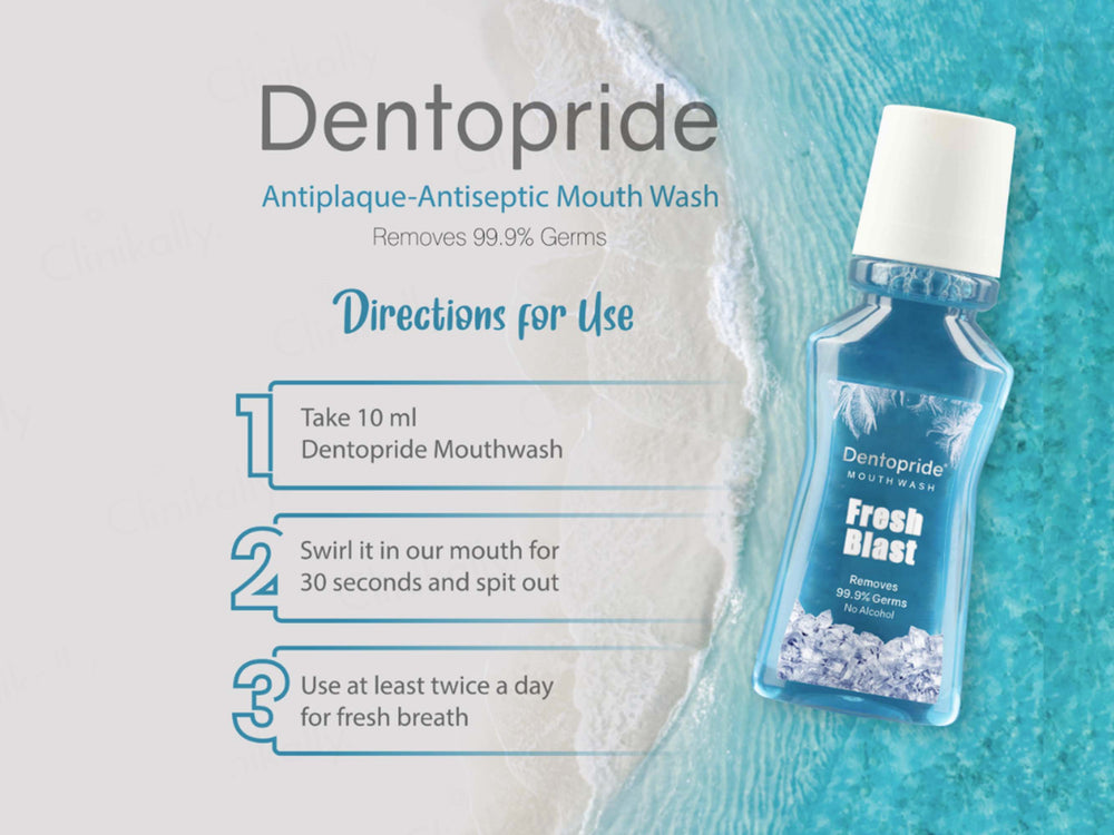Dentopride Mouthwash - Fresh Blast