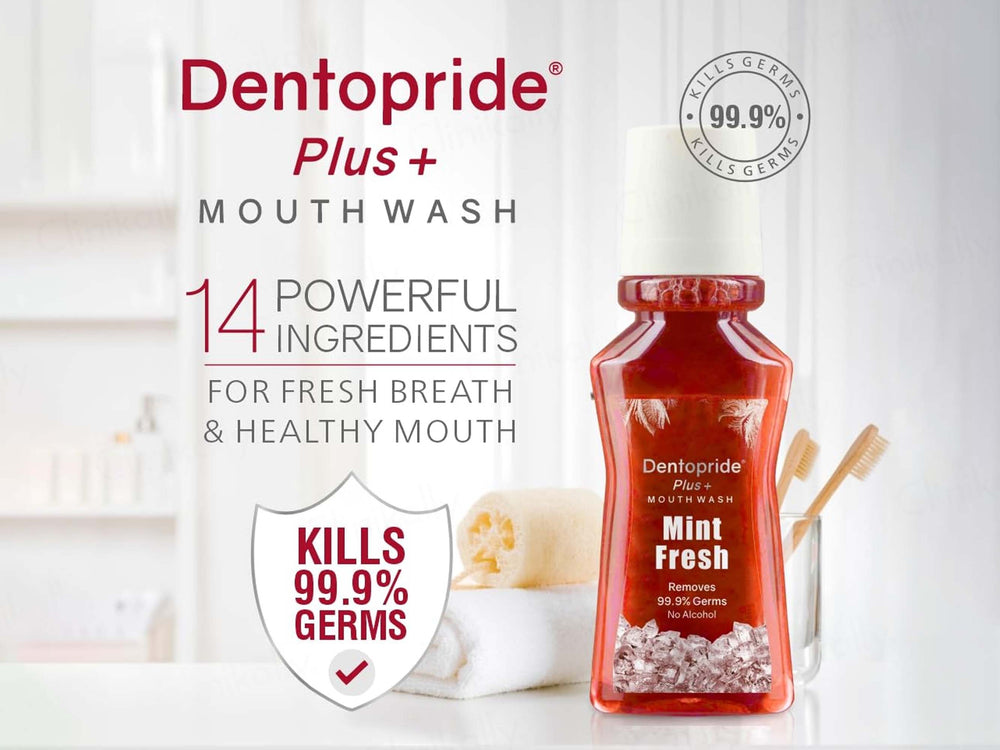 Dentopride Plus+ Mouthwash - Mint Fresh