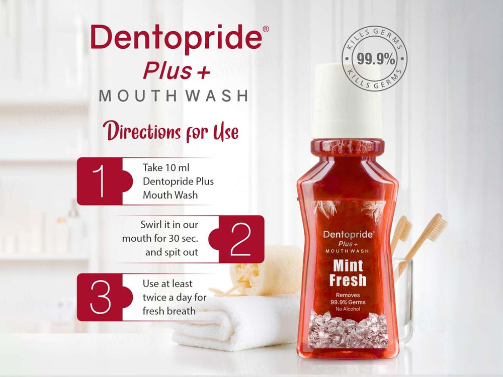 Dentopride Plus+ Mouthwash - Mint Fresh