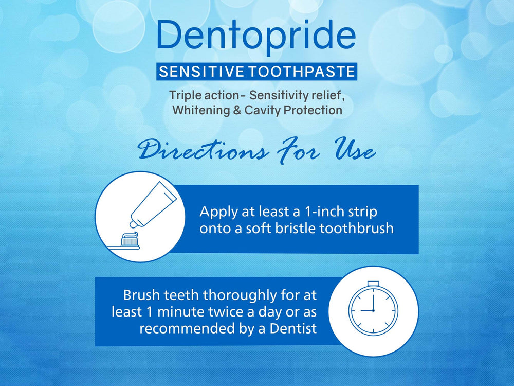 Dentopride Triple Action Sensitive Toothpaste
