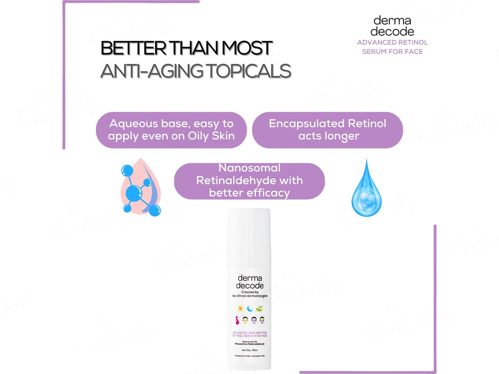 Derma Decode Advanced Age-Defying Retinol Serum For Face