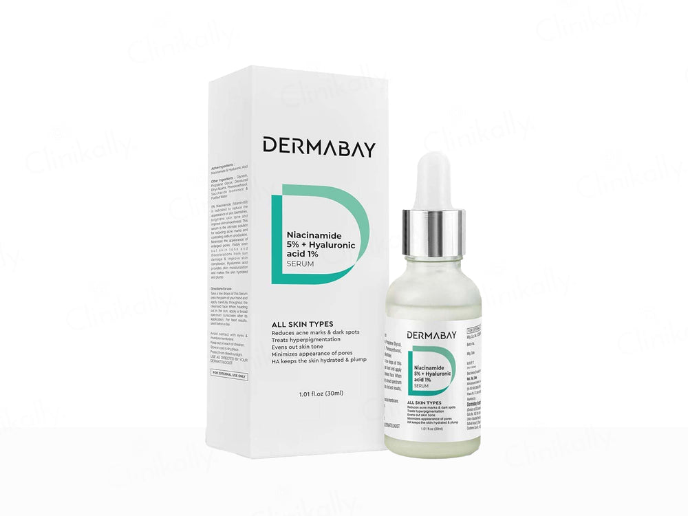 Dermabay 5% Niacinamide + 1% Hyaluronic Acid Face Serum