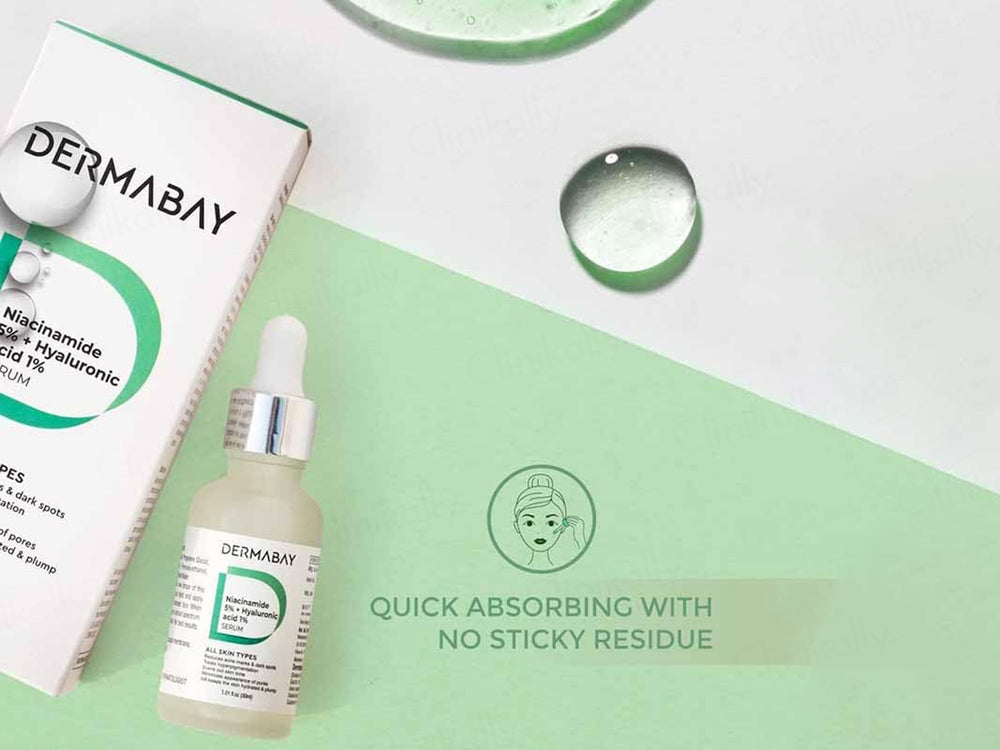 Dermabay 5% Niacinamide + 1% Hyaluronic Acid Face Serum