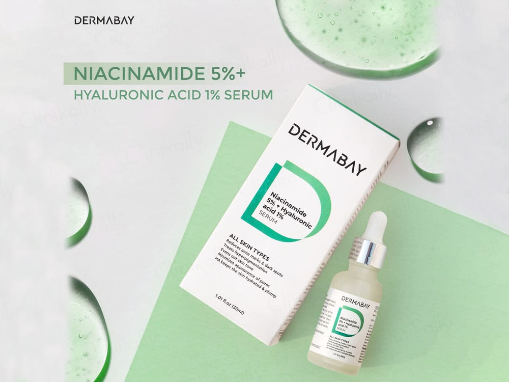 Dermabay 5% Niacinamide + 1% Hyaluronic Acid Face Serum