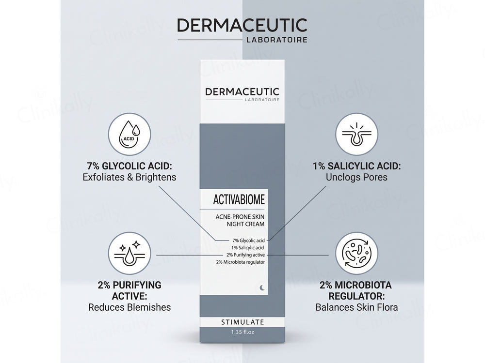 Dermaceutic Activabiome Acne-Prone Skin Night Cream