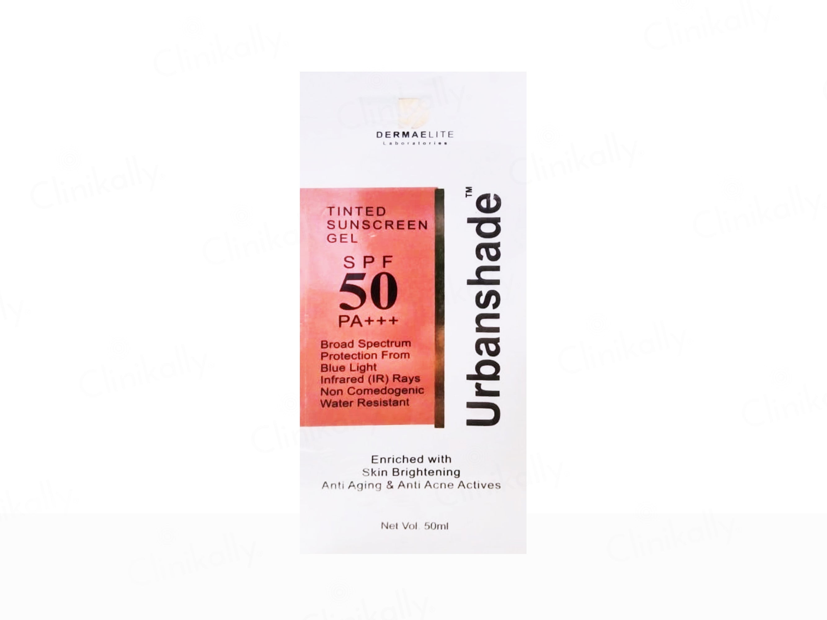 Dermaelite Urbanshade Tinted Sunscreen Gel SPF 50 PA+++